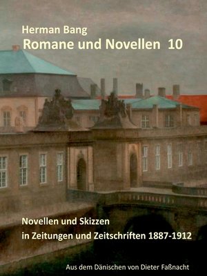 cover image of Novellen und Skizzen in Zeitungen und Zeitschriften 1887--1912